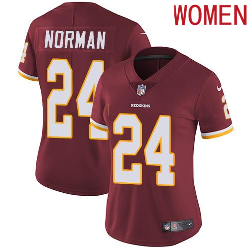 2019 Women Washington Redskins #24 Norman red Nike Vapor Untouchable Limited NFL Jersey
